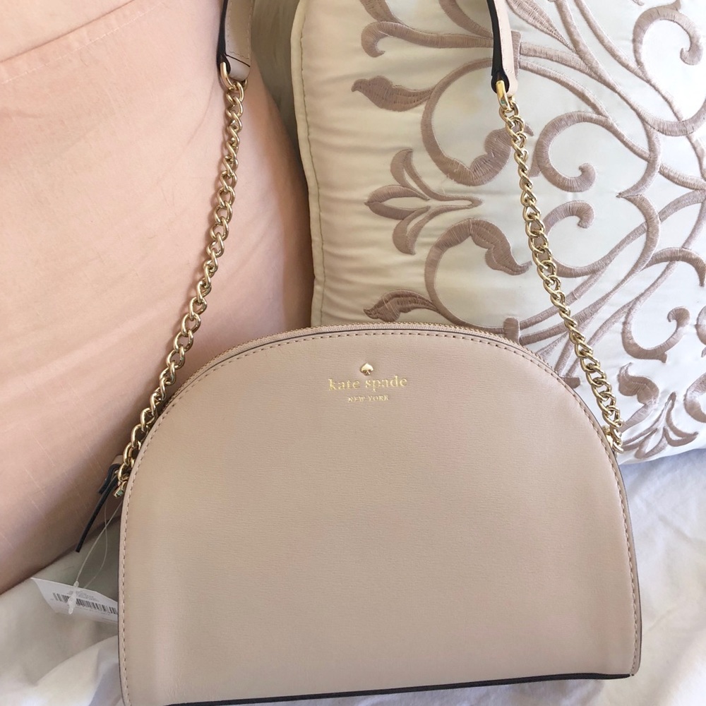 Kate Spade NWT Tan Leather Shoulder Bag - Picture 3 of 8